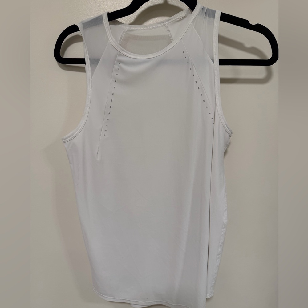 Lululemon Athletica Sheer White Tennis Tank Top - Picture 9 of 10